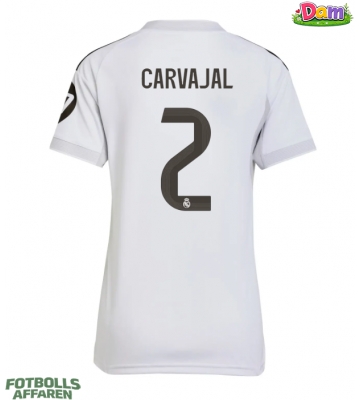 Real Madrid Daniel Carvajal #2 Hemmatröja Kvinnor 2025-26 Kortärmad